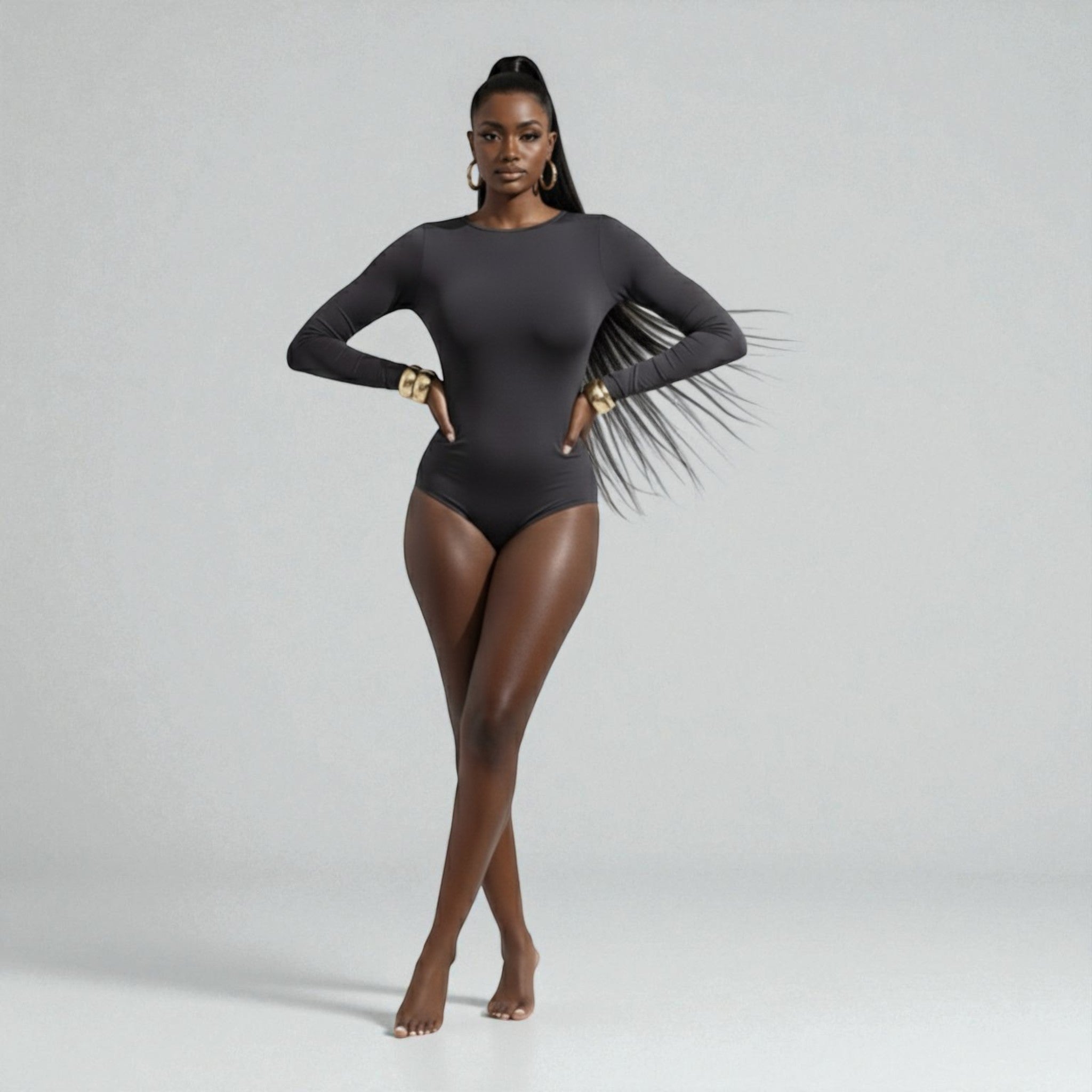 Julia  Long-Sleeve Bodysuit